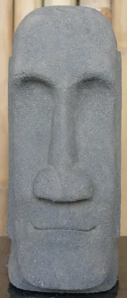 Product image 1 of the product “Tiki head, shape stone / carved, handmade, in the sizes from 13cm to 75cm, Antique finish ”